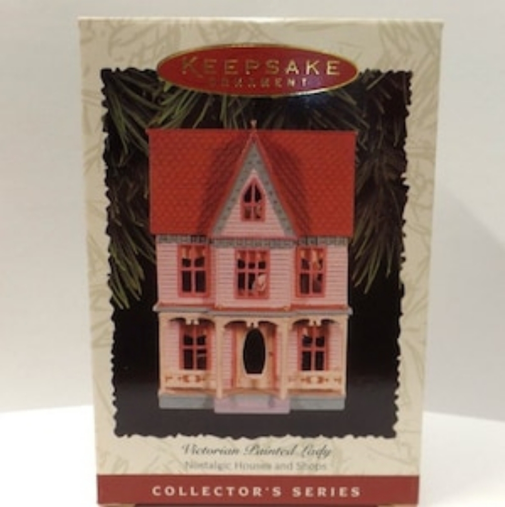 1996 Victorian Painted Lady Hallmark Keepsake Ornament Nostalgic Houses & Shops